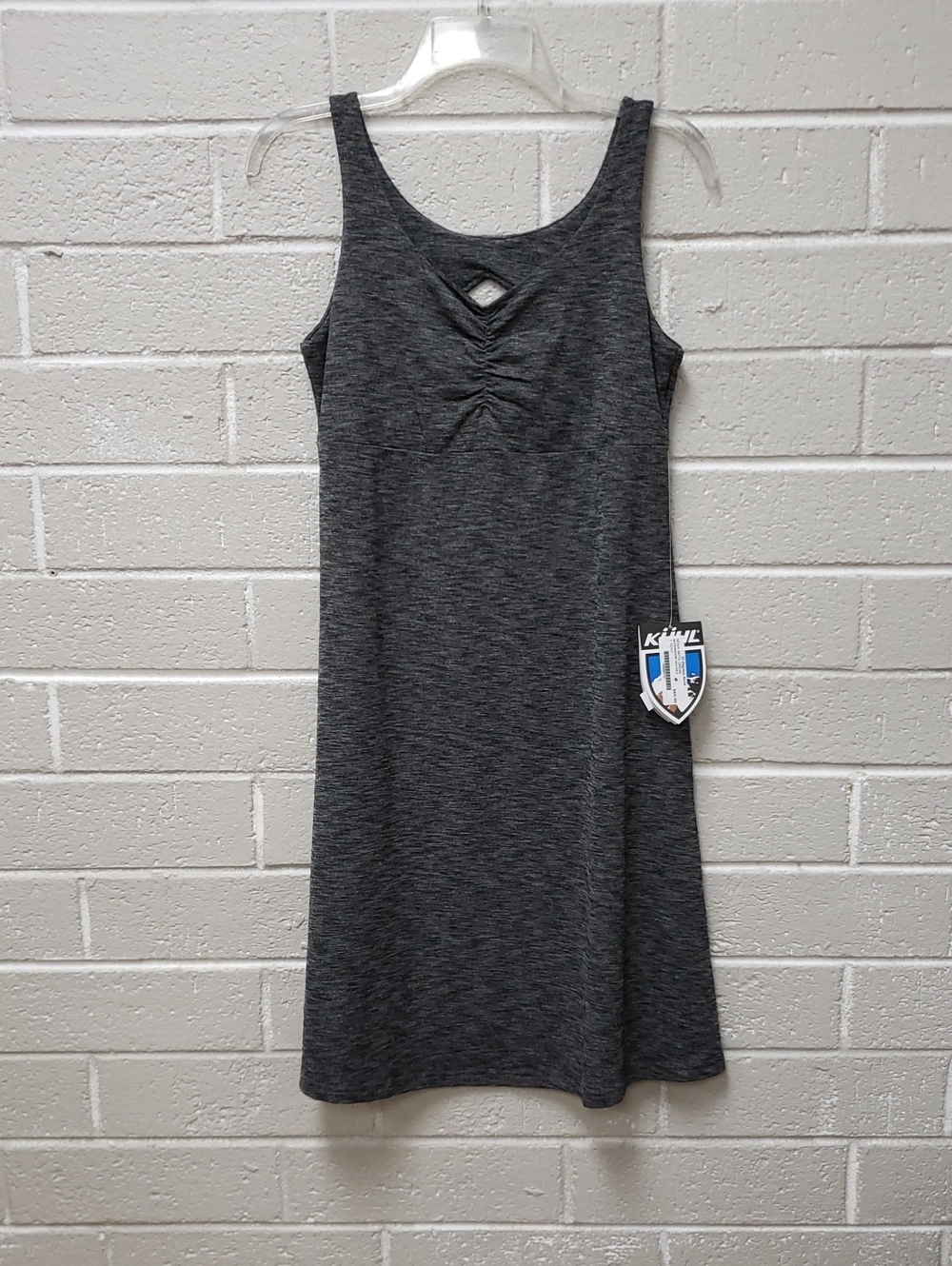 32 Degrees Charcoal Grey Sleeveless Active Mini Dress